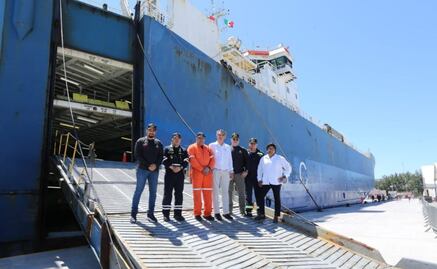 Américo Villarreal da banderazo de salida a operaciones del Puerto del Norte, en Matamoros; "marca el inicio de un nuevo futuro", dice