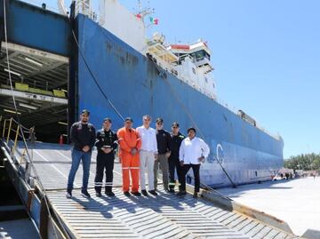 Américo Villarreal da banderazo de salida a operaciones del Puerto del Norte, en Matamoros; "marca el inicio de un nuevo futuro", dice