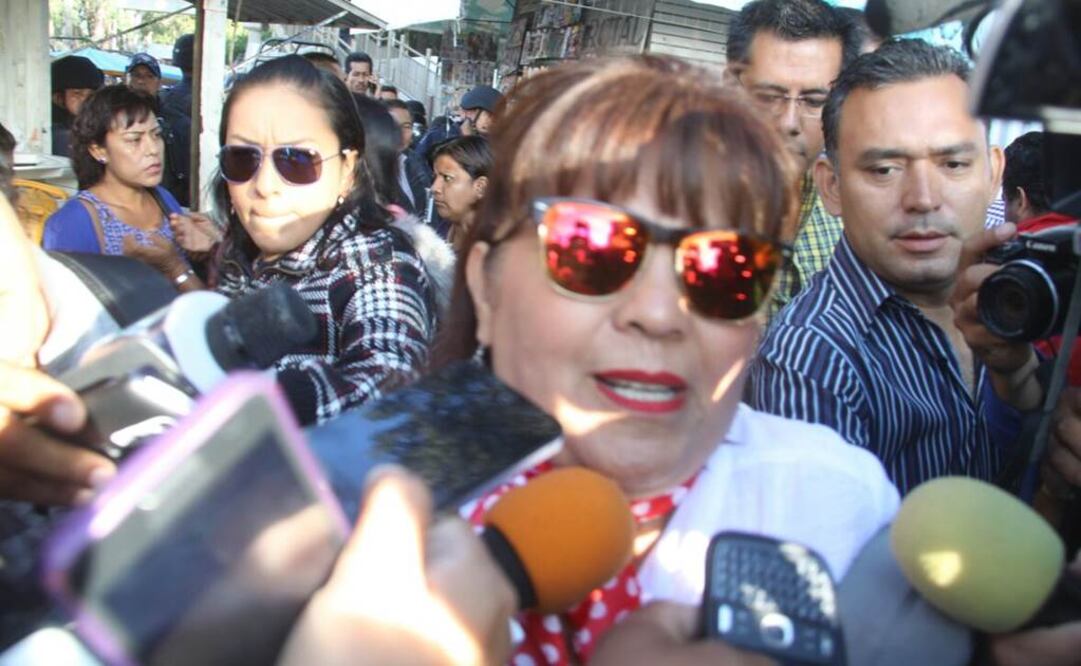 Aracely Vásquez, representante sindical de la delegación D-III-4 que estaba adscrita al IEEPO. (Foto: Lupita Thomas / Quadratín)