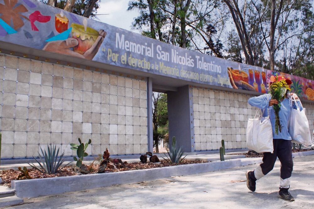 El memorial de San Nicolás Tolentino fue inaugurado en 2023 y actualmente se realiza el diagnóstico para identificar las fosas en estado de abandono. Foto: Luis Camacho