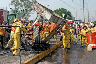 Operativos en paraderos a medias