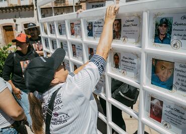 Colocan memorial de personas desaparecidas en Zacatecas
