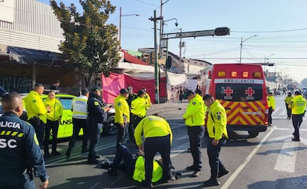 Policía es atropellado durante operativo del programa "Salvando Vidas" en la colonia Morelos; es llevado al hospital