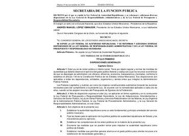 Entra en vigor este miércoles la Ley de Austeridad Republicana