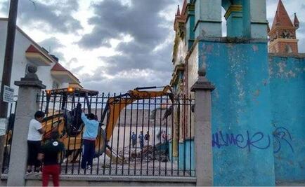 Difunden imágenes de demolición de la capilla del Santo Cristo