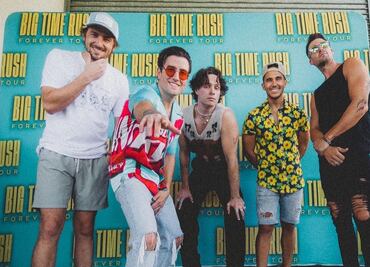 Big Time Rush ocasiona caos a su llegada a la Ciudad de México