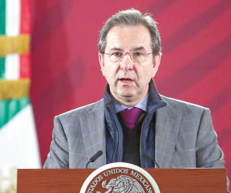 El titular de la SEP, Esteban Moctezuma, propuso una estrategia para que no ingresen armas a los planteles escolares. Foto/DIEGO SIMÓN SÁNCHEZ. EL UNIVERSAL