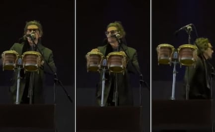 León Larregui explota durante uno de sus conciertos por problemas de sonido: "Festival de cuarta"