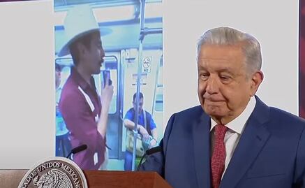 “¡Qué nivel!”: AMLO pasa en la mañanera video de TikTok de usuarios del Metro que defienden a la 4T