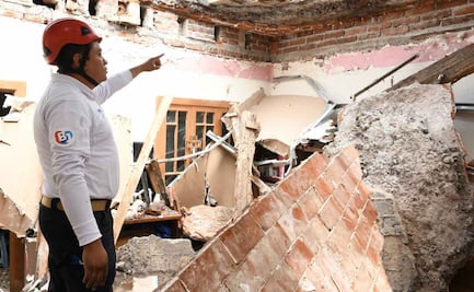 Personal de alcaldía Benito Juárez atiende derrumbe en inmueble en la colonia Álamos; edil reitera que seguridad de vecinos es prioridad 