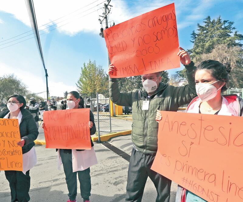 Médicos anestesiólogos externaron que las vacunas anti Covid son de vida o muerte. Foto: JORGE ALVARADO. EL UNIVERSAL