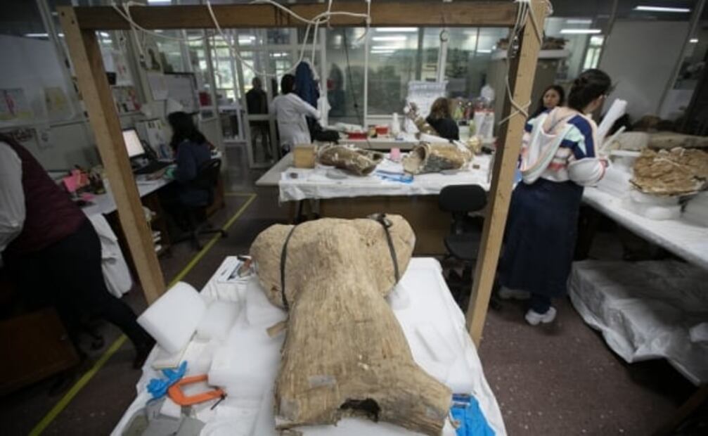 La restauración del Apóstol Santiago dañado por los sismos del 2017