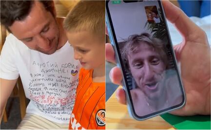 VIDEO: El emotivo gesto de Luka Modric con un niño huérfano ucraniano 