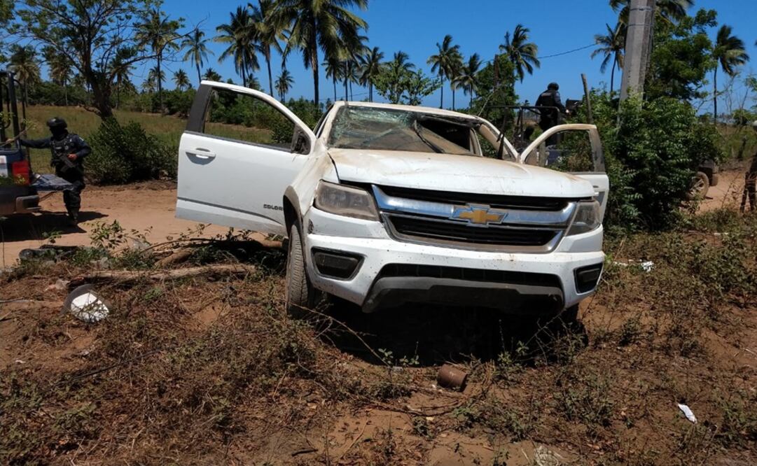 Las placas de la unidad contaban con reporte de robo.Foto: Especial