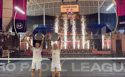 Las Vegas Smash derrota a San Diego Stingrays en la final varonil de la Pro Padel League; sufrida y espectacular victoria en Guadalajara