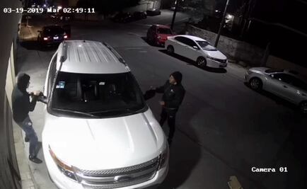 Esperan a las 3 de la mañana para robar autopartes en Naucalpan; los toman en video