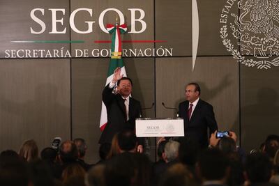 "Aquí no se viene a improvisar", dice Navarrete, nuevo titular de Segob