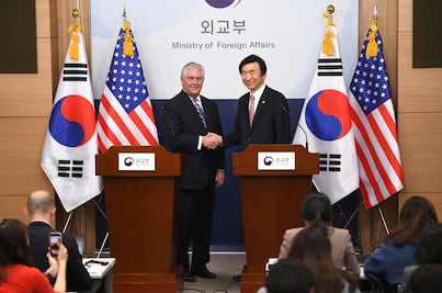 Tillerson: acción militar contra Norcorea, una "opción sobre la mesa"