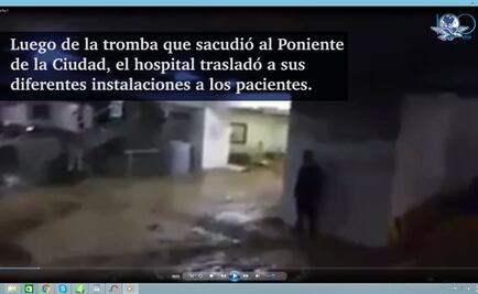 Hospital Ángeles traslada a pacientes tras tromba