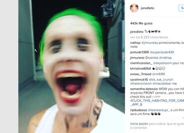 "Guasón" alista su aparición con tenebrosa foto