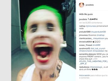 "Guasón" alista su aparición con tenebrosa foto