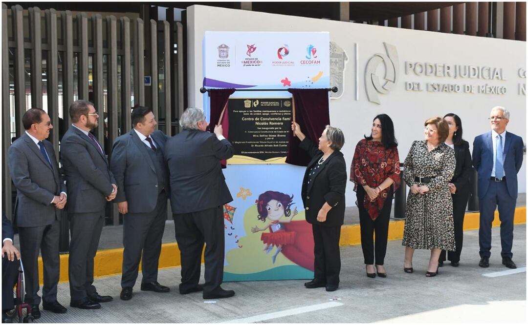 Inauguran Centro de Convivencia Familiar en el Edomex (5/11/2024). Foto: Especial