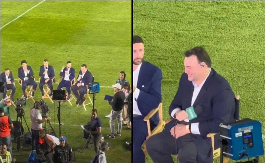 David Faitelson fue insultado por aficionados en la final de ida / Foto: Especiales