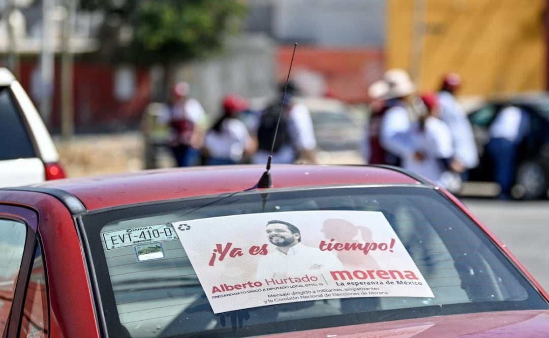 Ordena IEC retirar propaganda de Morena en Coahuila; señalan presuntos actos anticipados de campaña. Foto: Especial
