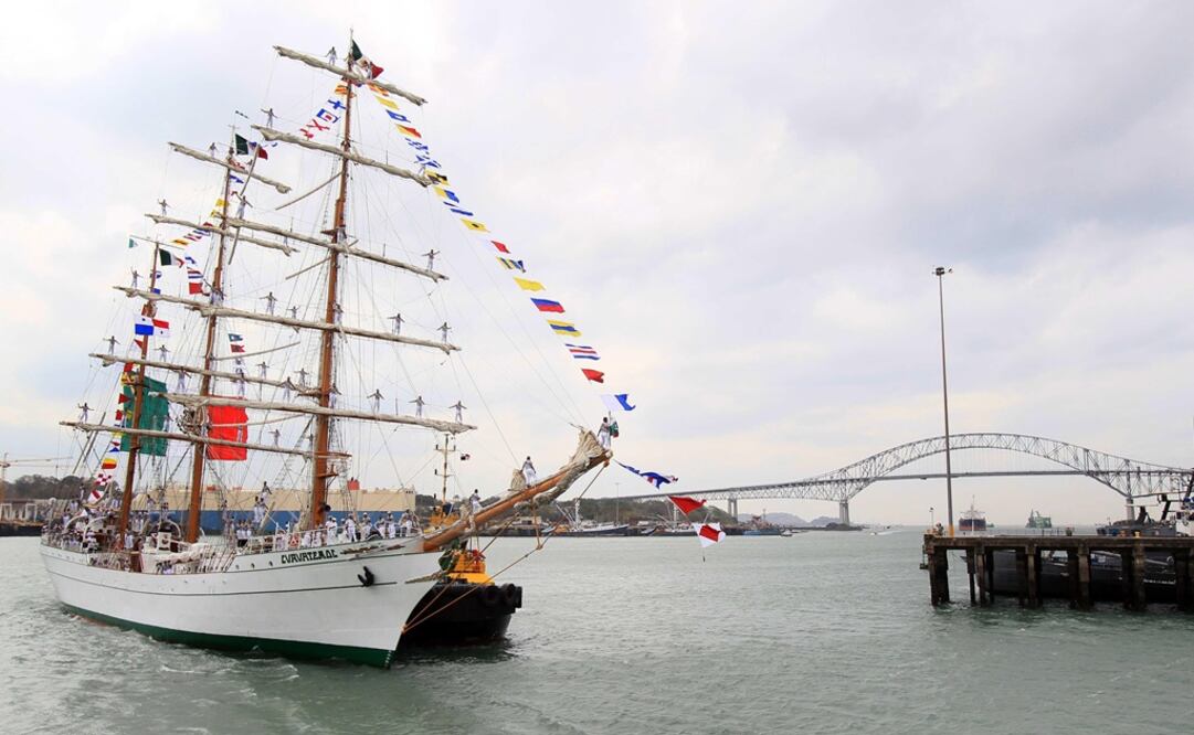 El buque cruzará el Canal de Panamá el próximo 26 de marzo rumbo a Cartagena de Indias, Colombia. /EFE