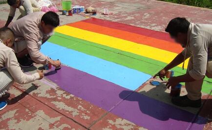 Reclusorio Norte se “viste” de arcoíris para conmemorar el Orgullo LGBTTTI