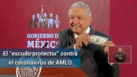 Presume AMLO sus amuletos contra el coronavirus