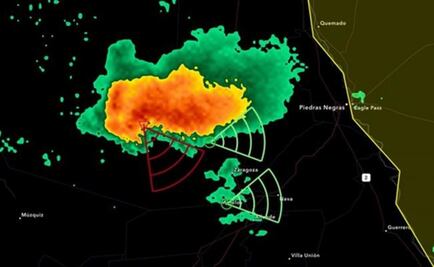 Tornado alert north of Coahuila
