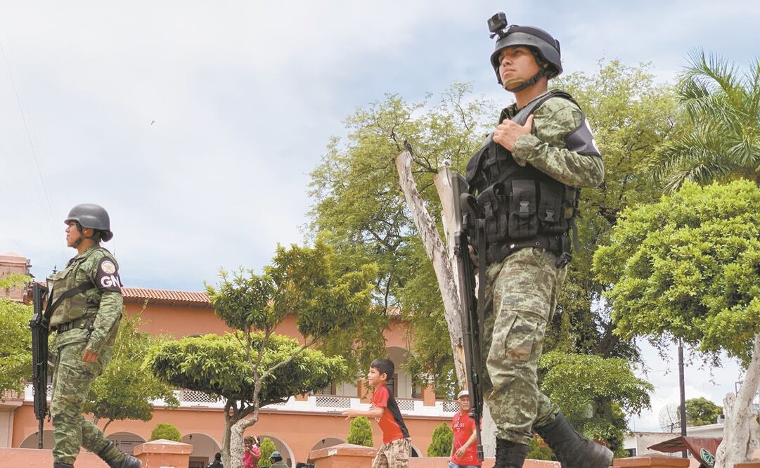 Las fuerzas de seguridad son las que deben trabajar para asegurar la colocación de casillas en los estados, detalló el INE. Foto: ARCHIVO EL UNIVERSAL