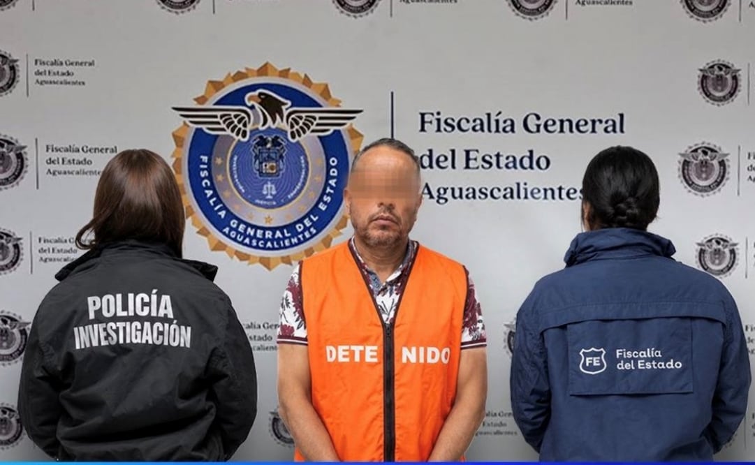 Fiscalía de Aguascalientes detuvo a Víctor "N", presunto feminicida de Jalisco. Foto: especial