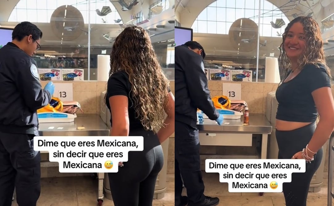 La pasajera mexicana se tomó con humor el suceso. Foto: TikTok @erika._miranda