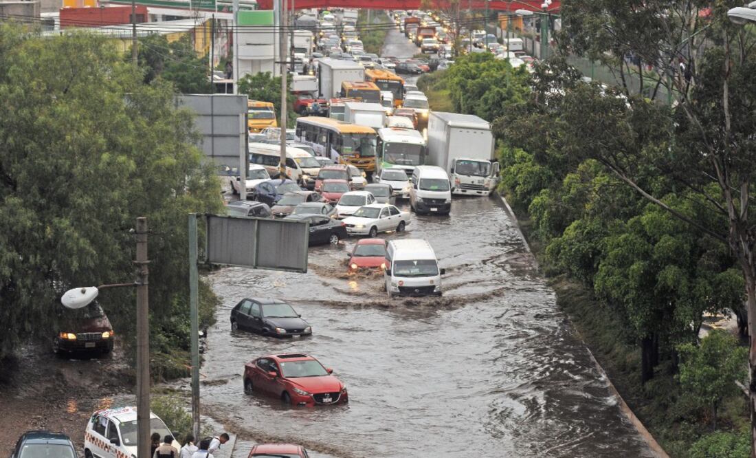 Inundaciones La lluvia del miércoles ocasionó que se anegaran algunas casas de varias colonias de Nezahualcóyotl (ESPECIAL)