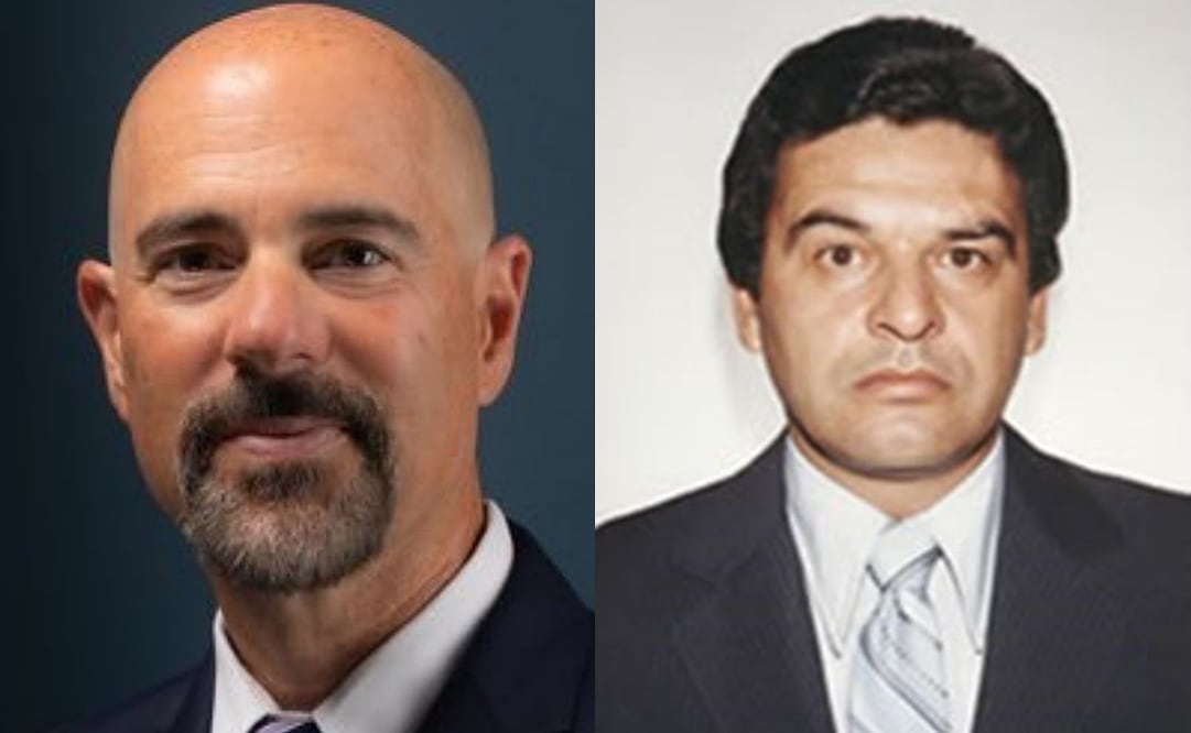 Terrance “Terry” C. Cole y Enrique "Kiki" Camarena Salazar. Fotos: Archivo EL UNIVERSAL