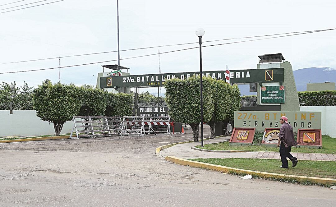 Instalaciones del 27 Batallón de Infantería en Iguala./Archivo - EL UNIVERSAL