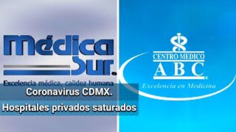 Médica Sur y ABC Observatorio agotan su capacidad para atender Covid-19