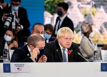 Johnson dice que "no hay posibilidad" de detener el cambio climático en la COP26