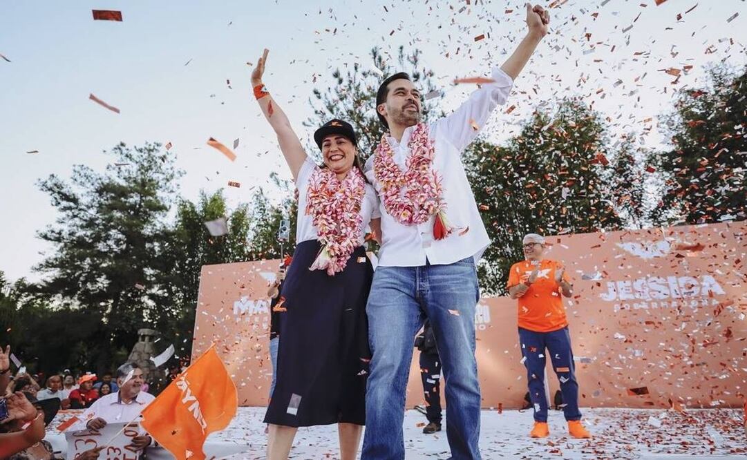 Jorge Álvarez Máynez, excandidato presidencial durante una convención en Tlaxcala durante el fin de semana del 16 de noviembre. Foto: Tomada de la cuenta de X de @AlvarezMaynez