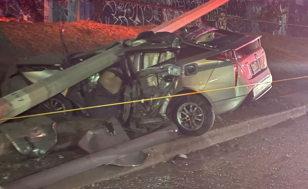 Accidente en la GAM. Foto: Especial