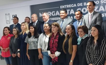 Congreso de Morelos entrega banda solemne a Margarita González, gobernadora electa 