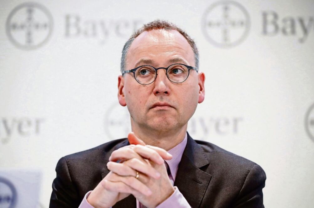 Werner Baumann, CEO de la alemana Bayer AG, aseguró que la adquisición de Monsanto es un punto estratégico en su cartera de empresas en salud y nutrición. Foto: ARCHIVO REUTERS