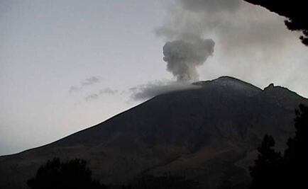 Aumenta actividad del "Popo"; registra tren de explosiones