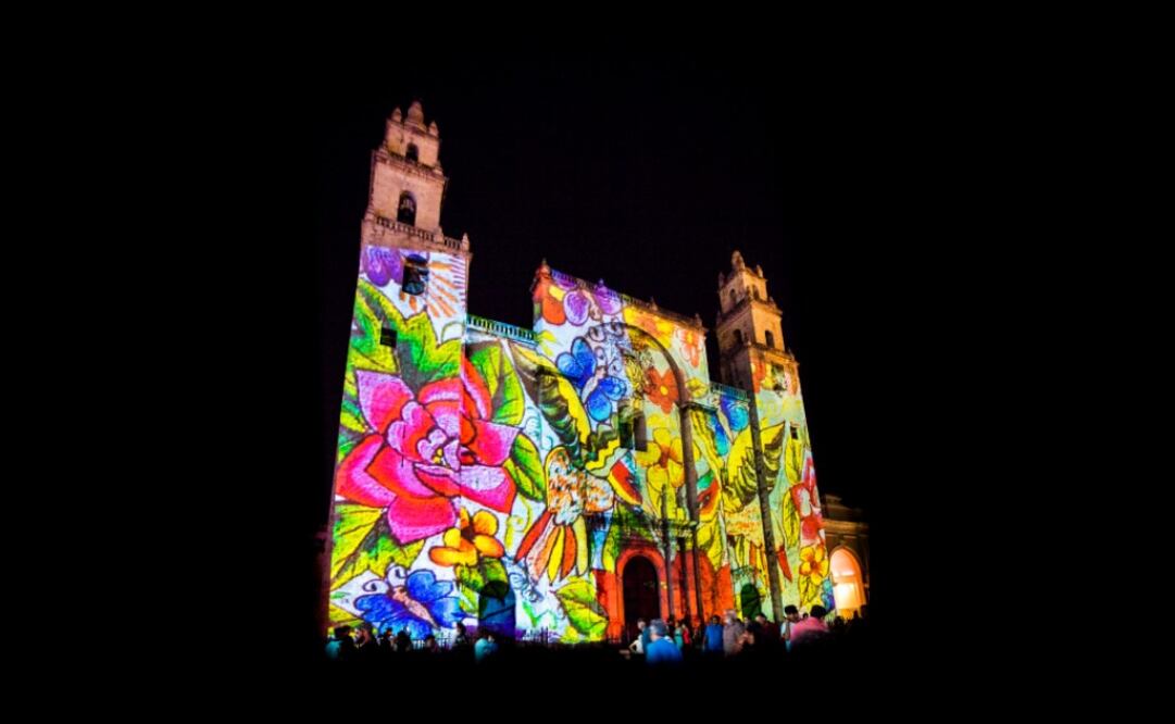 "Filux" es un espectáculo gratuito de luces que se llevará a cabo en Mérida. (Foto: Ayuntamiento de Mérida)