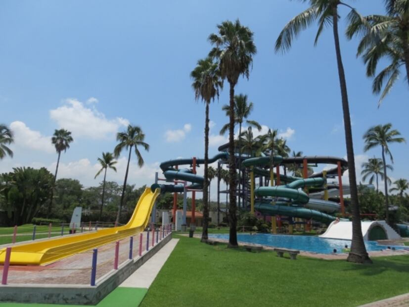 Visita en primavera el parque acuático Exhacienda de Temixco