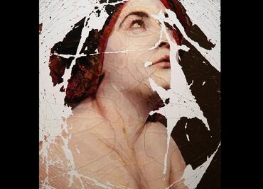 Lita Cabellut presenta retratos fragmentados de inmensa dimensión