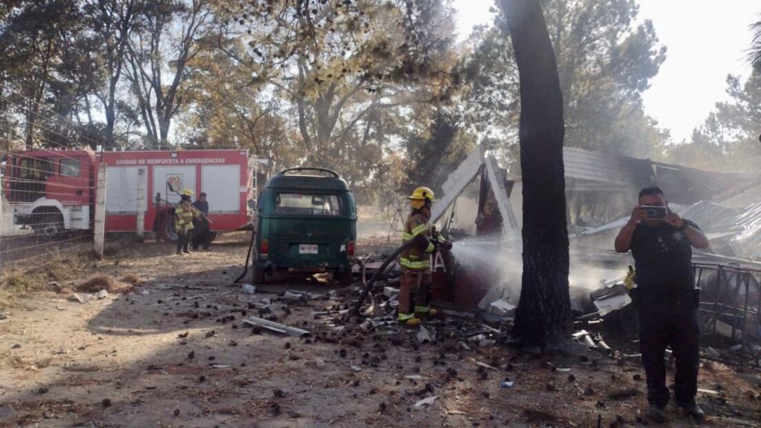 Explosión de polvorín en Tlaxcala en marzo del 2023