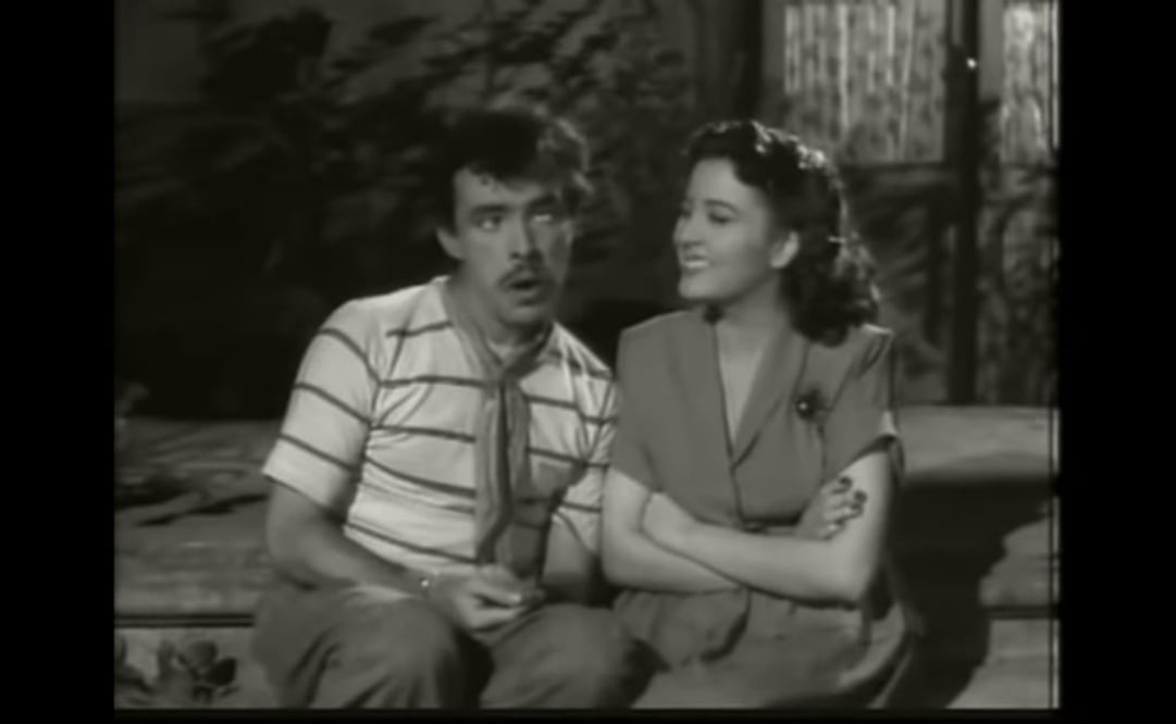 Tin Tan y Silvia Pinal en "El Rey del barrio". FOTO: Captura YouTube